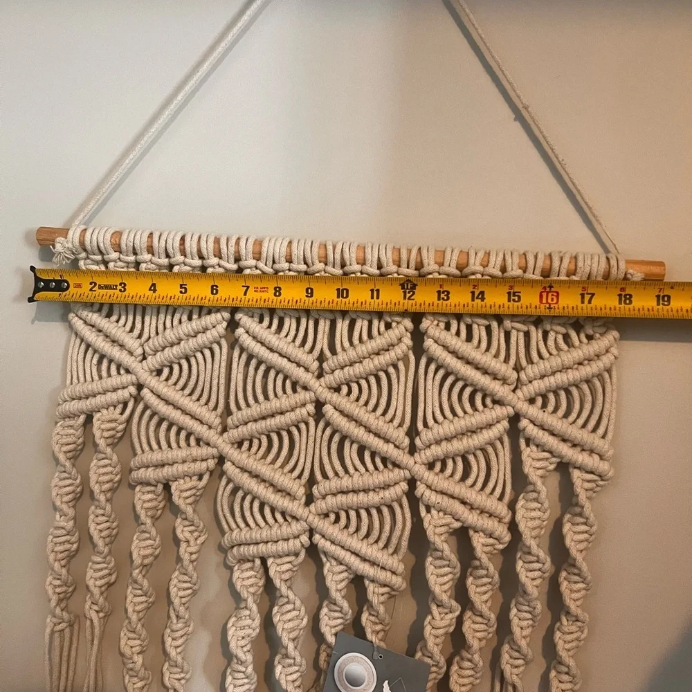 Handcrafted Macramé Wall Hanging - Cream
